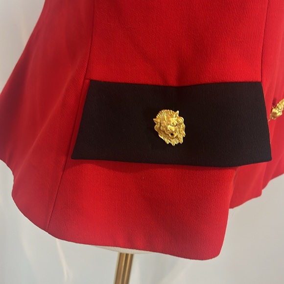 Wayne Clark Vintage Red and Black Wool Blazer - Picture 12 of 16